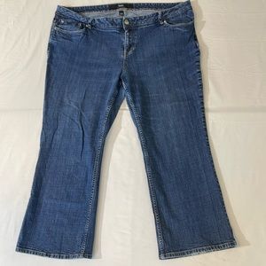 MOSSIMO PREMIUM DENIM , WOMENS JEANS, SIZE 24W/S, GOOD PREOWNED CONDITION